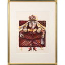 絵画 増田誠 リトグラフ 版画 『女王』 人物 豪華 美術品 アート ご贈答品 ギフト ますだまこと