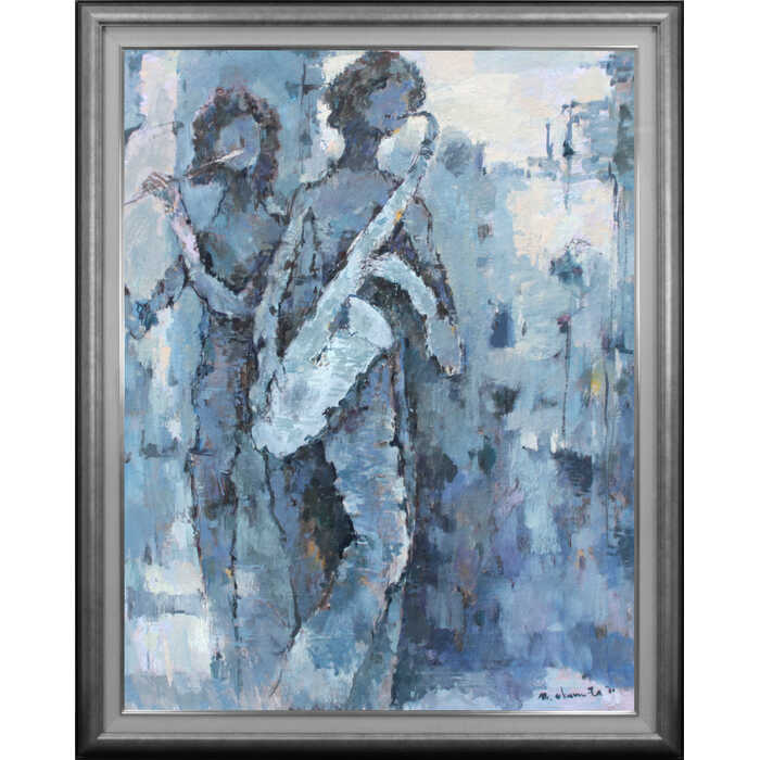 大きいサイズ 大きい絵 著名画家の一点物 絵画 奥村正人 油絵・油彩画 『少女』 楽器 幻想的 穏やか 美術品 アート おくむらまさと