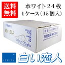 石屋製菓 白い恋人 ホワイト 24枚入り 1ケース（15個）【ケース】【送料無料】お菓子 ラングドシャ クッキー ホワイトチョコレート 銘菓 有名 ギフト プレゼント 贈答