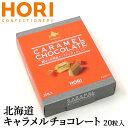 ホリの北海道キャラメルチョコレート 20粒入 北海道 お土産 お菓子 スイーツ チョコレート 口どけ