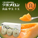【早割り特価】夕張市農協直送 共撰品 夕張メロン良品中玉(約1.3kg) 3玉【送料無料】【産地直送】【代引不可】 北海道 お土産 おみやげ お中元 贈答品 引...