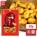 池田食品オリジナルカシューナッツ 一味カシュー 40g×6袋おやつ おつまみ カシュー 家飲み 一味 札幌 お取り寄せ お菓子 プレゼント 送料無料