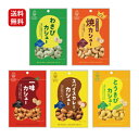 池田食品 オリジナル カシューナッツ 5種バラエティー セットおつまみ 豆菓子 カシュー お酒のお供 家飲み お試し 送料無料