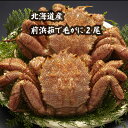 【 北海道産前浜茹で毛ガニ 約320g×2尾/約400g×2尾 】