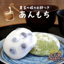 【送料込】あんもち　発芽玄米（10個入）(有)協和農産 うまいがありすぎ旭川【冷凍便】代引き不可｜北海道 お土産 もち菓子 子供 個包装 退職 お礼 感謝 ありがとう お世話になりました