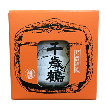 日本酒 清酒 千歳鶴 ミニ菰樽（こもだる） 300ml 箱入 北海道 お取り寄せ お土産 お酒 ギフト 北海道 応援 父の日