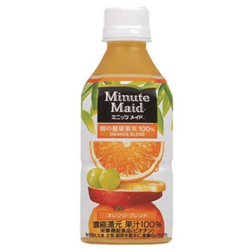 ミニッツメイド　朝の健康果実　オレンジブレンド　350ml×24本　