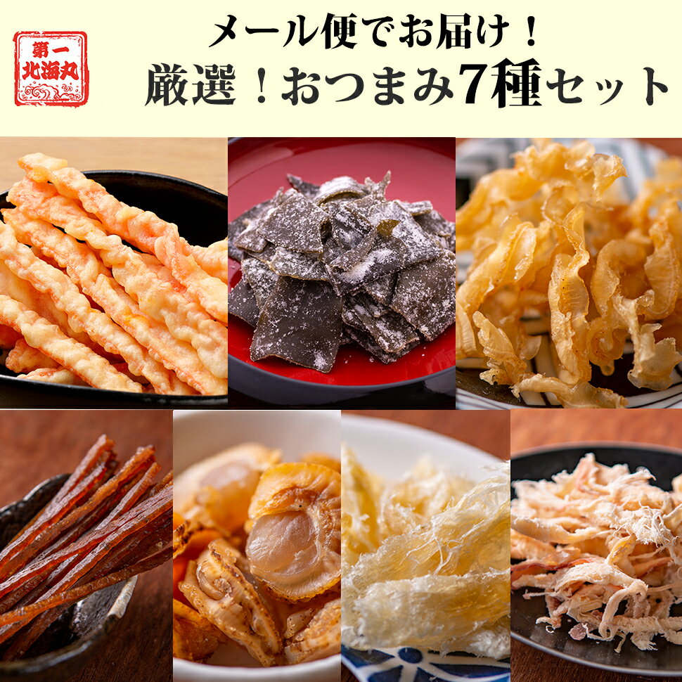 父の日 おつまみ 北海道直送 送料無料 おつまみ6種セット プレゼント 酒の肴 晩酌 小分け 食べきり ビール おつまみセット 鮭とば 父の日