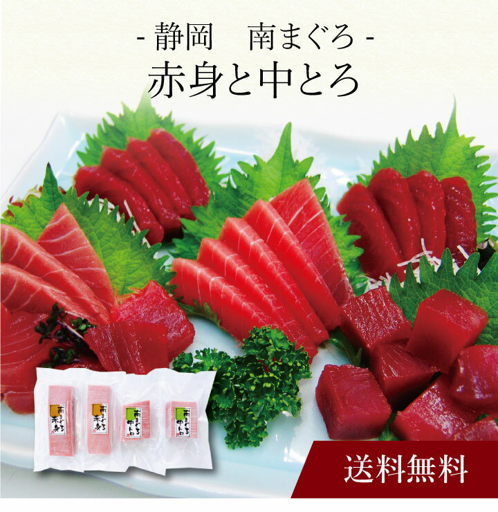 【ポイント5倍】〔 静岡 南まぐろ赤身と中とろ 〕お取り寄せ 送料無料 内祝い 出産内祝い 新築内祝い 快気祝い ギフト 贈り物