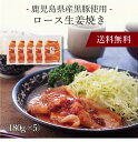 【送料無料】〔 鹿児島県産黒豚使用 ロース生姜焼き 1981805 〕お取り寄せ 送料無料 内祝い 出産内祝い 新築内祝い 快気祝い ギフト 贈り物