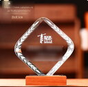 クリスタルトロフィー 表彰状 表彰楯 ゴルフコンペ スポーツ 優勝 彫刻代込み
