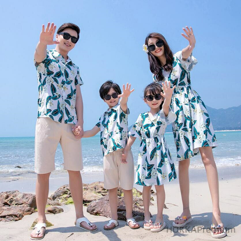 【送料無料】ペアルック 花柄 ワンピース アロハシャツ ショートパンツ ペアtシャツ 親子ペア ハワイ 旅行 リンクコーデ 夏服 リゾート カップル ペア ママ 女の子 マキシワンピース 2