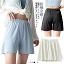 【送料無料】大きいサイズ 2枚入り 2枚入り インナーパンツ ショートパンツ ペチパンツ 下着 レディース 女性 リブ シンプル 選べる5色 無地 ストレッチ ...