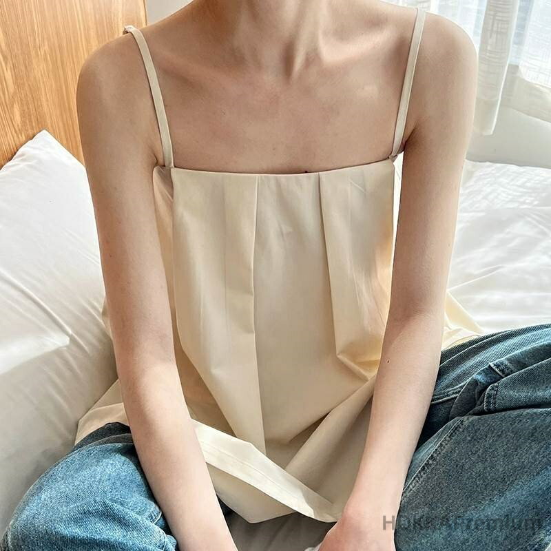 【送料無料】リゾート イベント バイト 学校 L M 無地 アプリコット ブラック プリーツ 袖なし 夏 春 ..