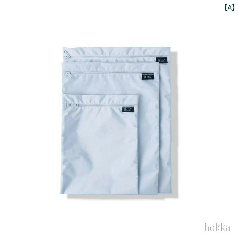 其它 - トラベルポーチ セット 旅行 収納 パッキング 袋 衣類 ポータブル 防水 シンプル ブルー カーキ ブラック