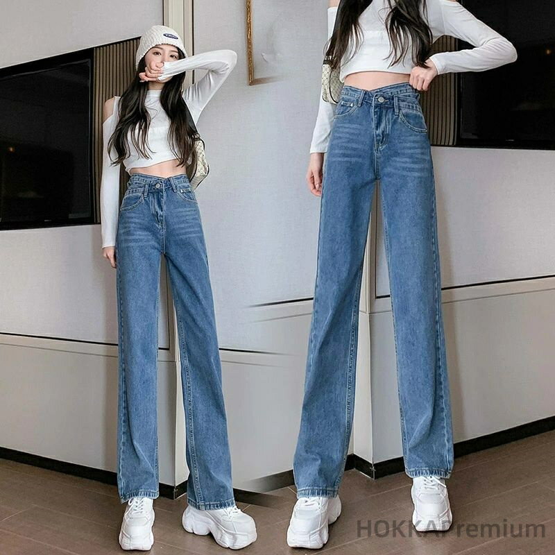 【送料無料】ベルト付ワイドパンツ ストレッチパンツ ブルー 9分丈 ワイドパンツ ストリート ゆったり ロング レディース ワイドパンツ