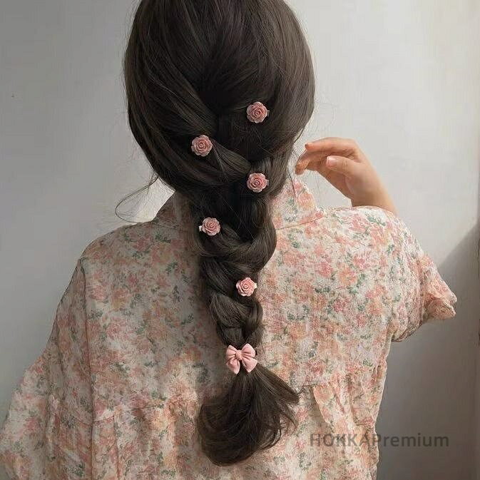 【送料無料】個性的 クリア 華やか ラブリー レトロ お洒落 シンプル かわいい 鉄 ヘアロープ ヘアアク..