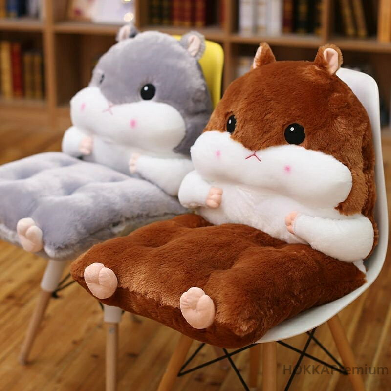 【送料無料】クッション かわいい アスナー付き 手が入る デスク枕 座布団 動物クッション オフィス 椅..