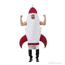 【送料無料】メンズ きぐるみ ファンシードレス 可愛い ハロウィン 全身 宇宙服 衣装 宇宙飛行士 ミサイル 大人用 衣装 コスプレ ロケット