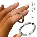 【送料無料】金属アレルギー対応 カップル ペアリング レディース 人差し指 925silver 捻じ バンドリング 指輪 シルバーリング メンズ
