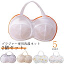 【送料無料】ブラジャーネット 干せる 下着専用 女性 3Dフレーム 下着 ブラジャー用 ブラ 洗濯ネット ランドリーネット 2個セット メッシュ