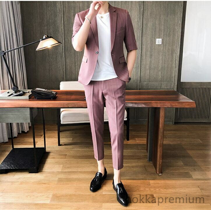 【送料無料】高品質 メンズピーススーツ スタイリッシュ 3ピーススーツ カッコイイ ビジネス 紳士服 リクルート 結婚式 二次会