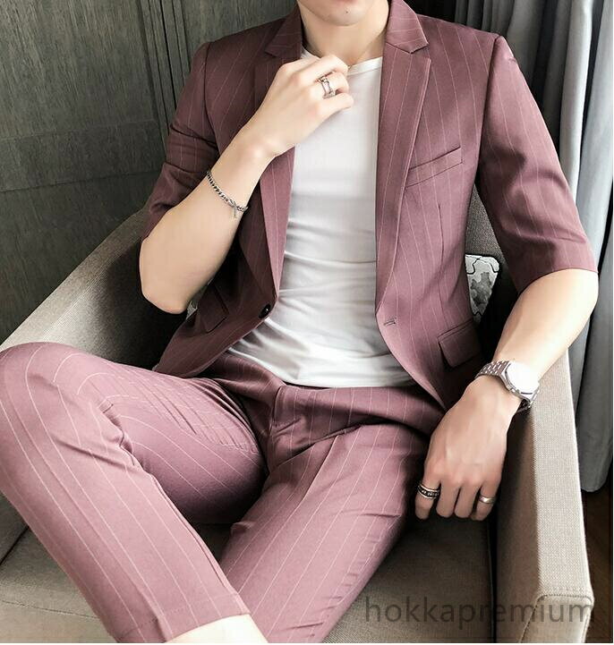 【送料無料】高品質 メンズピーススーツ スタイリッシュ 3ピーススーツ カッコイイ ビジネス 紳士服 リクルート 結婚式 二次会