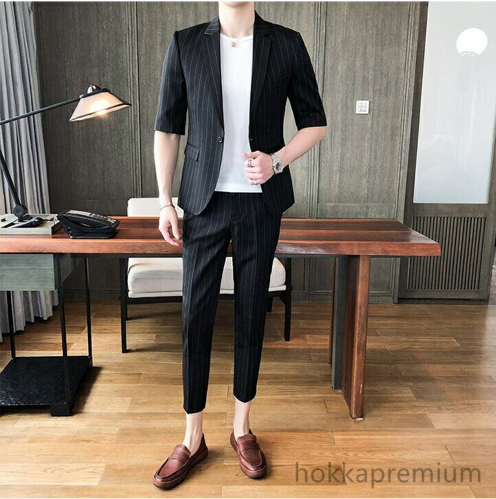 【送料無料】高品質 メンズピーススーツ スタイリッシュ 3ピーススーツ カッコイイ ビジネス 紳士服 リクルート 結婚式 二次会