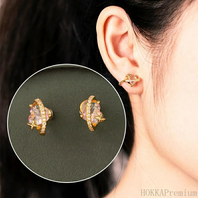 【送料無料】レディース ハード ニッケルフリー シンプル 金属アレルギー対応 レディース イヤリング ..