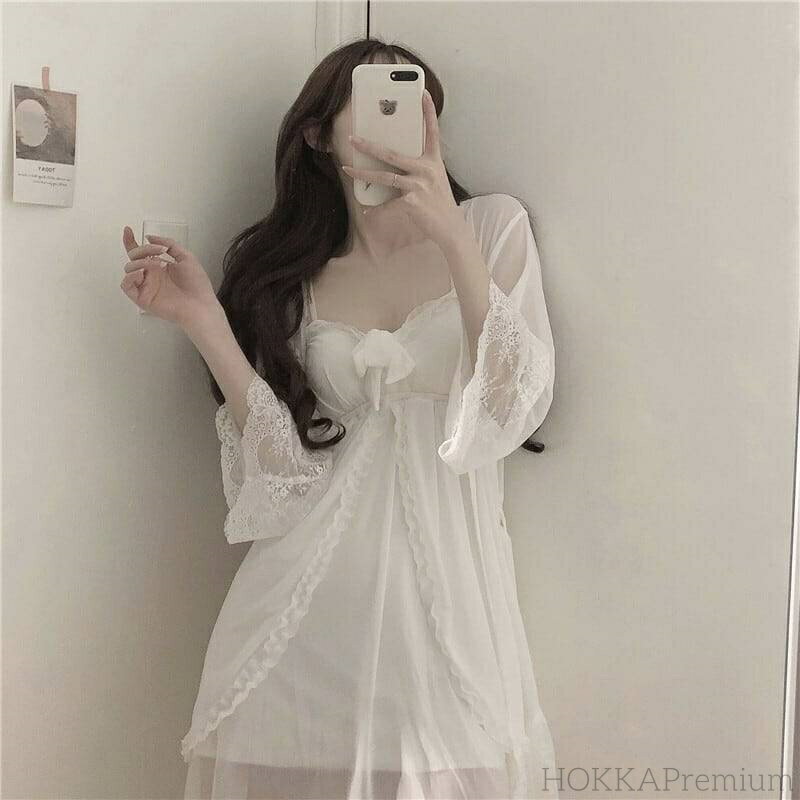 【送料無料】レディース ルームウェア 部屋着 寝巻 ナイトウェア リラックスウェア キャミワンピース ネグリジェ ナイトドレス ツーピース 2点セット ミニ丈 ...