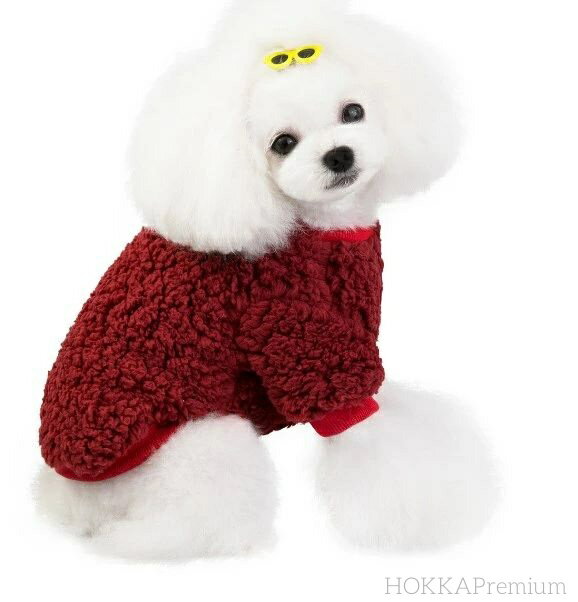 【送料無料】犬 服 冬 シャープボアもこもこトレーナー ふわふわ 暖かい 秋冬 散歩 家着 プチプラ トイ..