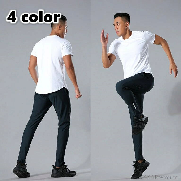 【送料無料】スポーツパンツ メンズウエア 速乾タイプ フィットパンツ スポーツウェア ランニングウェア ロングパンツ ジム ヨガウエア ランニング