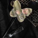 【送料無料】白 緑 特殊形状 長柄 半透明 刺繍 チャイナ風 韓服 ギフト 舞台 演舞 ダンス シンプル おしゃれ かっこいい 女の子 女性 レトロ
