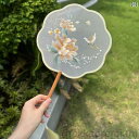 【送料無料】花びら 漢服 民族風 両面刺繍 ギフト 舞台 演舞 ダンス シンプル おしゃれ かわいい 子供用 女の子 女性 レトロ 扇子