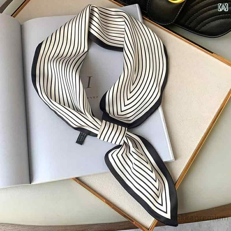 【送料無料】ブルー イエロー ベージュ 正方形 装飾 ストライプ オールシーズン 薄手 メンズレディース..