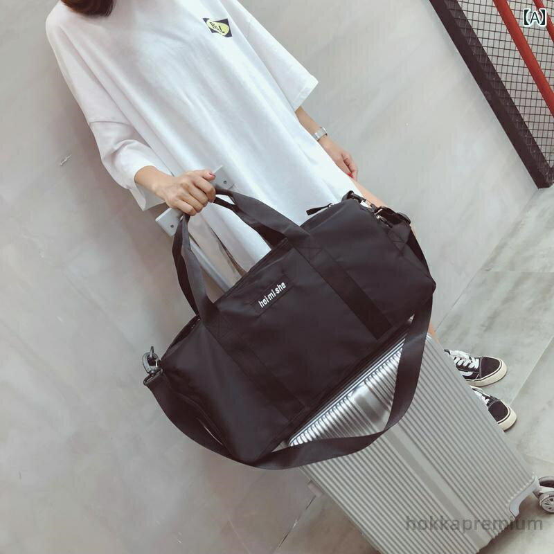 【送料無料】グレー ピンク 黒 スポーツ 大容量 収納袋 荷物 分離 湿 乾 スイミング レディース フィッ..