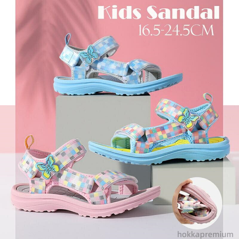 【送料無料】マジックテープ 女の子 キッズサンダル 履きやすい 歩きやすい 女の子 子供サンダル おしゃれ 水陸両用 キッズ サンダル