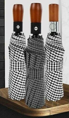 【送料無料】日傘 裏張り ビジネス メンズ 10本骨 大きい傘 折りたたみ傘 晴雨兼用傘 紳士用 自動開閉 UVカット 遮光遮熱