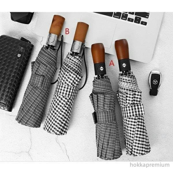 【送料無料】日傘 裏張り ビジネス メンズ 10本骨 大きい傘 折りたたみ傘 晴雨兼用傘 紳士用 自動開閉 UVカット 遮光遮熱