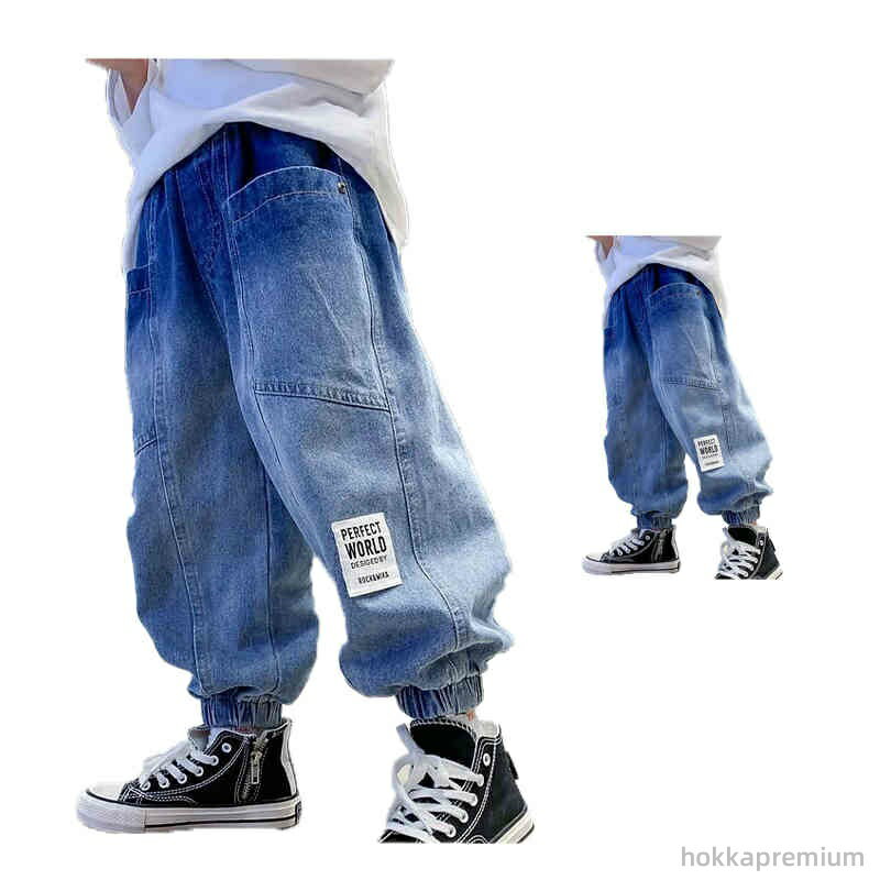 【送料無料】カジュアル シンプル 無地 ウエストゴム ボトムス デニムロングパンツ デニム パンツ ゆっ..