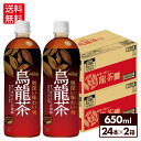 コカ・コーラ 煌(ファン) 烏龍茶 650ml ペットボトル 24本入り×2ケース