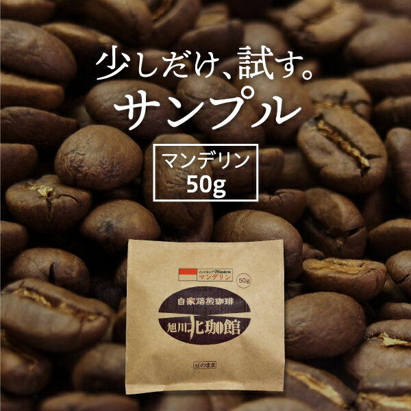 【休止中】お試しサンプルコーヒー豆50g　マンデリンG1【自家焙煎珈琲】