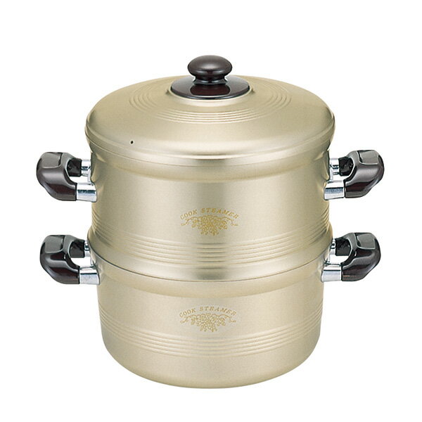 【公式】IH Gクックスチーマー 26cm蒸す セイロ アルミ 軽い 鋳造 アルミキャスト IH対応