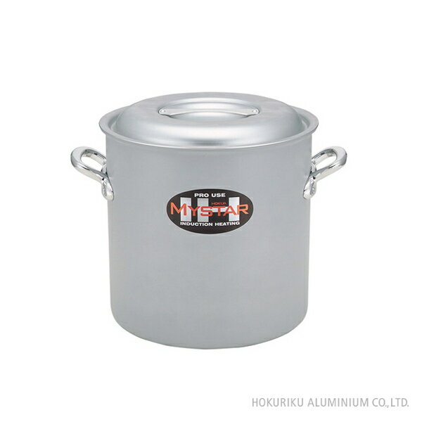 プロマイスター (業務用) IH 寸胴鍋 45cm鍋 両手鍋 寸胴鍋 深い 深型 日本製 業務用 プロ アルミ 軽い アルマイト加工 IH対応 ガス火 丈夫