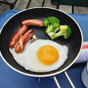 デミプロキッチン フライパン 18cm ガス火 オーブン小型 ミニフライパン 軽量 軽い アウトドア キャンプ 1人用 1人暮らし おしゃれ シンプル ふっ素樹脂 コーティング