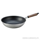 【10%オフ】プラテアードEM いため鍋28cm IH IH対応 日本製 北陸アルミ テフロン プラチナ加工 ふっ素樹脂 お手入れ簡単 アルミ ステンレス フラ...
