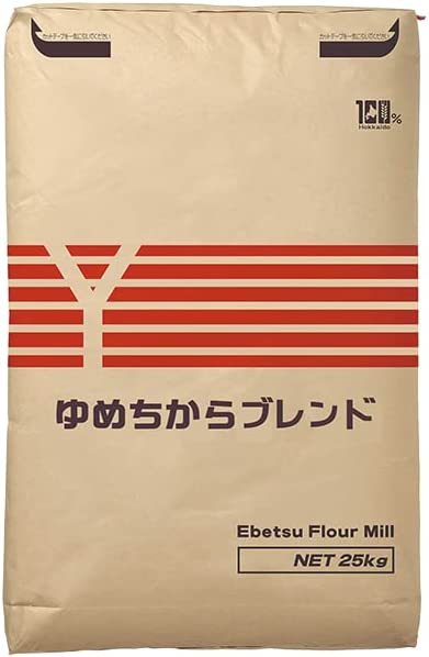 ゆめちからブレンド　25kg　北海道産　強力粉　パン用　国産　業務用　小麦粉　江別製粉　[重量商品につき送料無料対象外]【RCP】