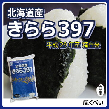 きらら397　20kg　(10kg×2袋)　北海道米　29年産　【真空パック対応】