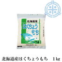 新米　はくちょうもち 1kg もち米 令和元年産 北海道米 お試し メール便発送 【代引き・NP後払い利用不可】