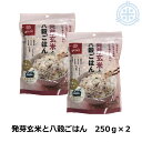 発芽玄米と八穀ごはん 250g×2個 はくばく メール便 送料無料
